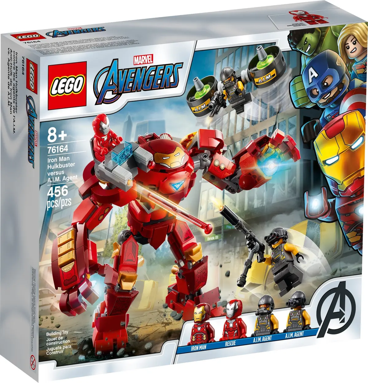 LEGO Marvel Super Heroes 76164 Iron Man Hulkbuster versus A.I.M. Agent set, image 2