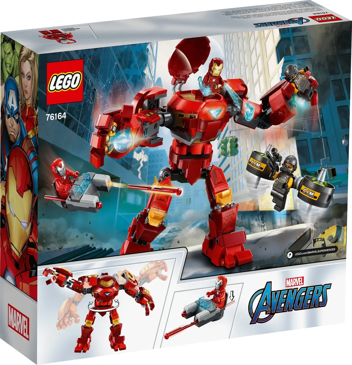 LEGO Marvel Super Heroes 76164 Iron Man Hulkbuster versus A.I.M. Agent set, image 10