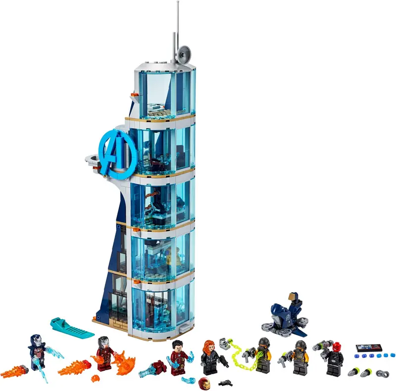 LEGO Marvel Super Heroes 76166 Avengers Tower Battle set