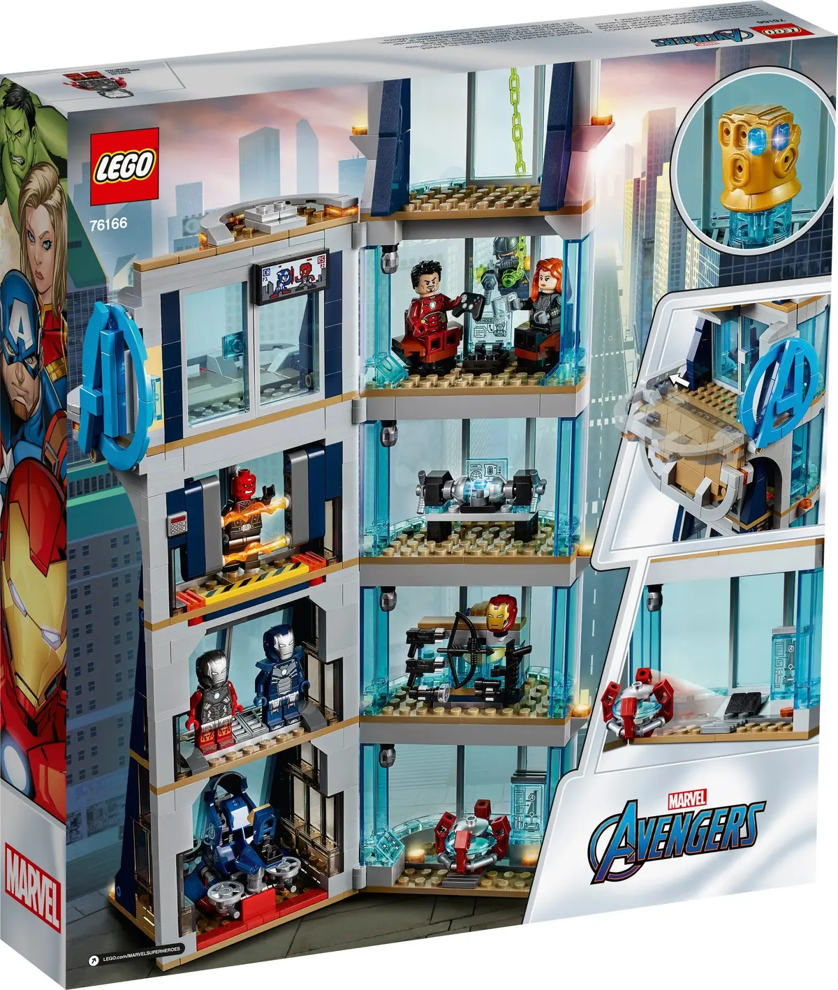 LEGO Marvel Super Heroes 76166 Avengers Tower Battle set, image 8
