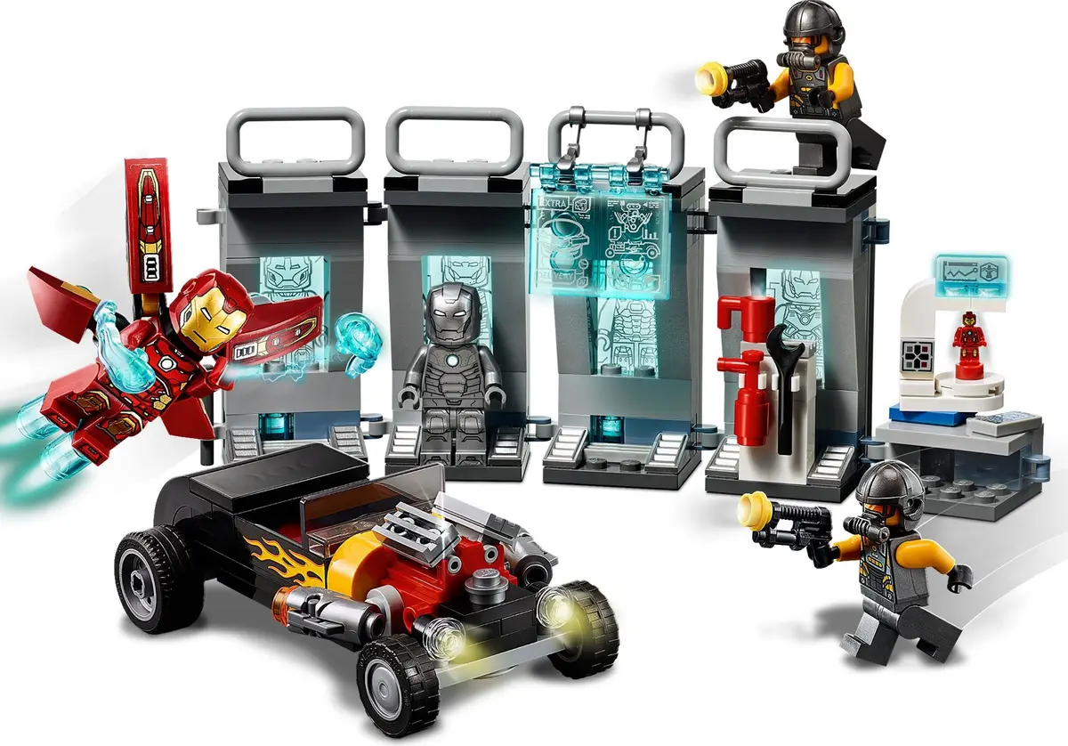 LEGO Marvel Super Heroes 76167 Iron Man Armory set, image 4