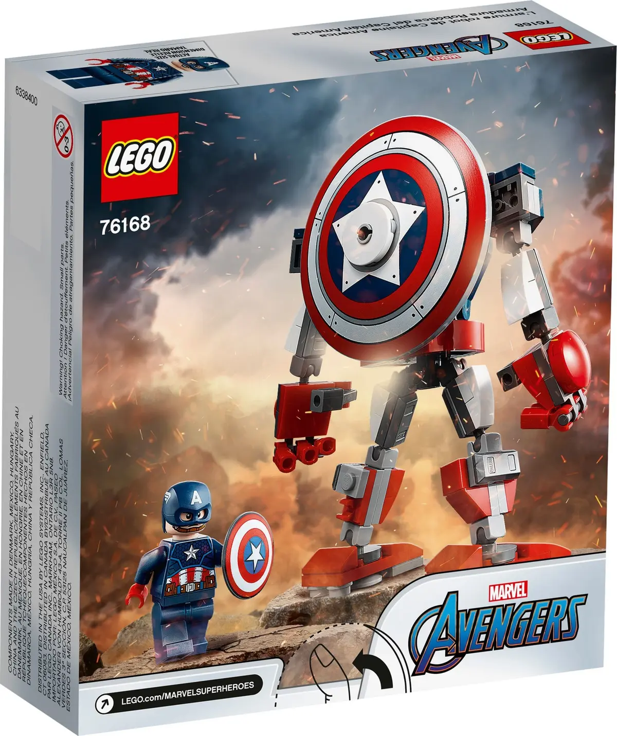 LEGO Marvel Super Heroes 76168 Captain America Mech Armor set, image 5
