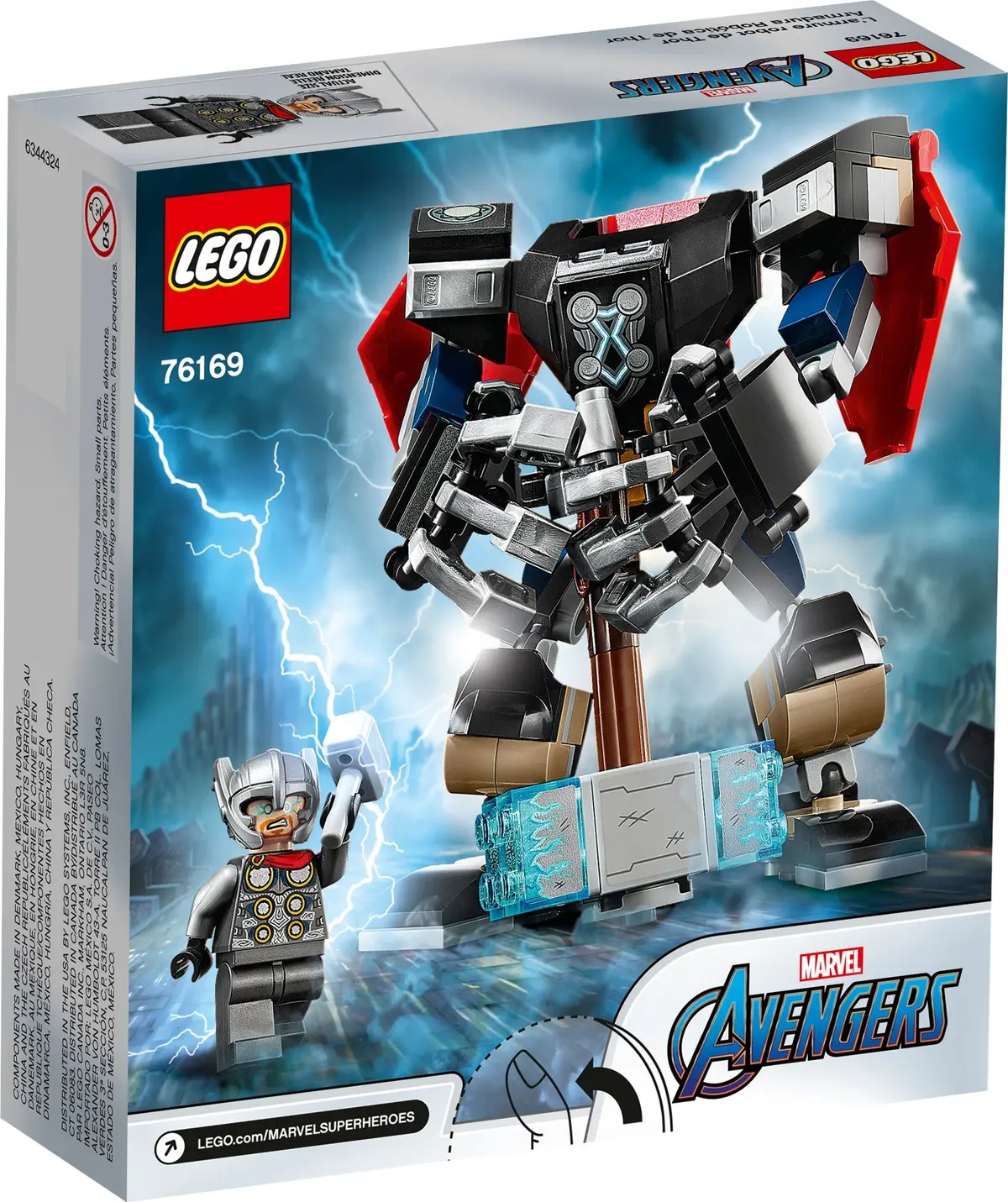 LEGO Marvel Super Heroes 76169 Thor Mech Armor set, image 5