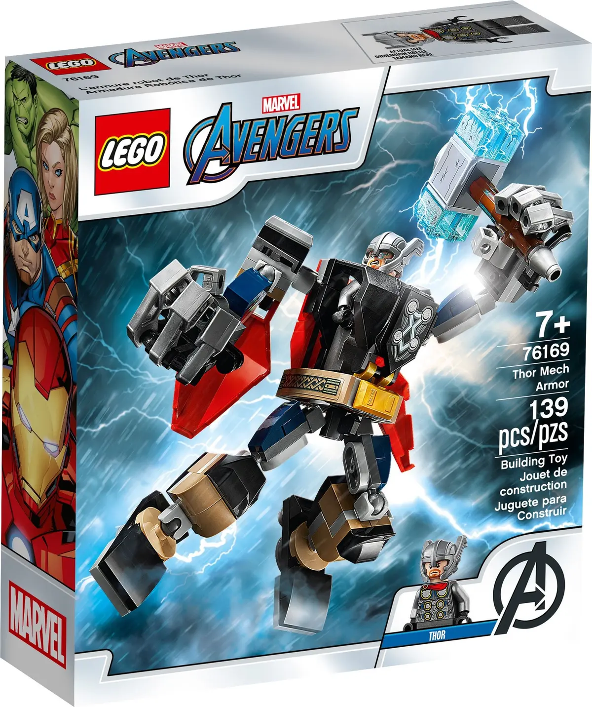LEGO Marvel Super Heroes 76169 Thor Mech Armor set, image 2