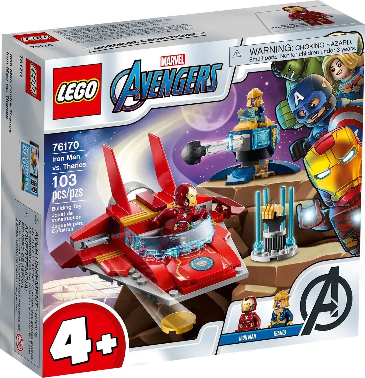 LEGO Marvel Super Heroes 76170 Iron Man vs. Thanos set, image 2