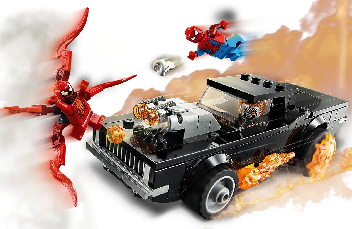 LEGO Marvel Super Heroes 76173 Spider-Man and Ghost Rider vs. Carnage set, image 4