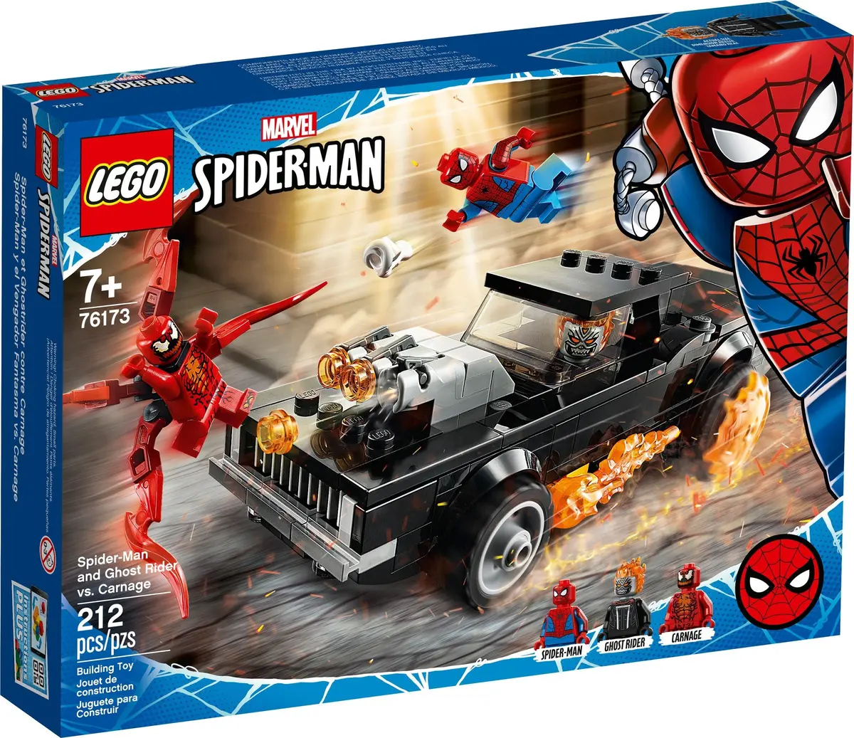 LEGO Marvel Super Heroes 76173 Spider-Man and Ghost Rider vs. Carnage set, image 2