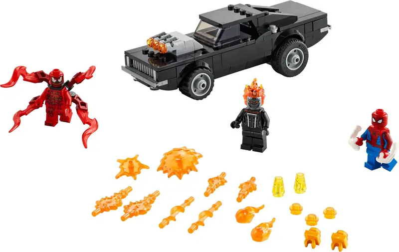 LEGO Marvel Super Heroes 76173 Spider-Man and Ghost Rider vs. Carnage set