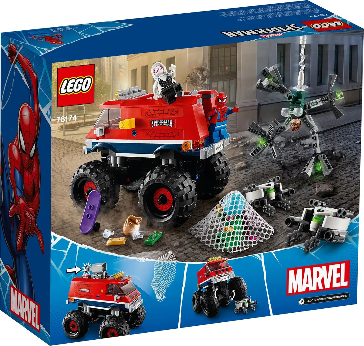 LEGO Marvel Super Heroes 76174 Spider-Man's Monster Truck vs. Mysterio set, image 9
