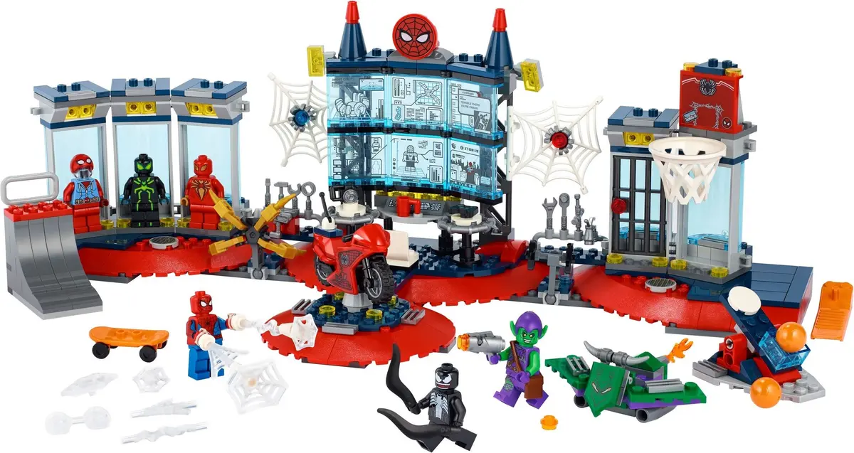 LEGO Marvel Super Heroes 76175 Attack on the Spider Lair set