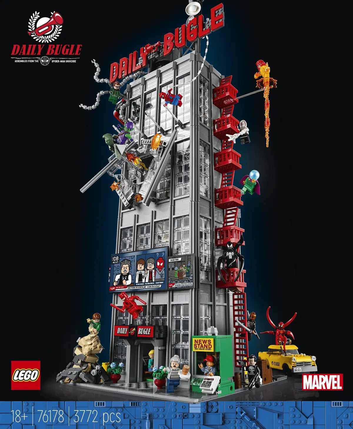 LEGO Marvel Super Heroes 76178 Daily Bugle set, image 48