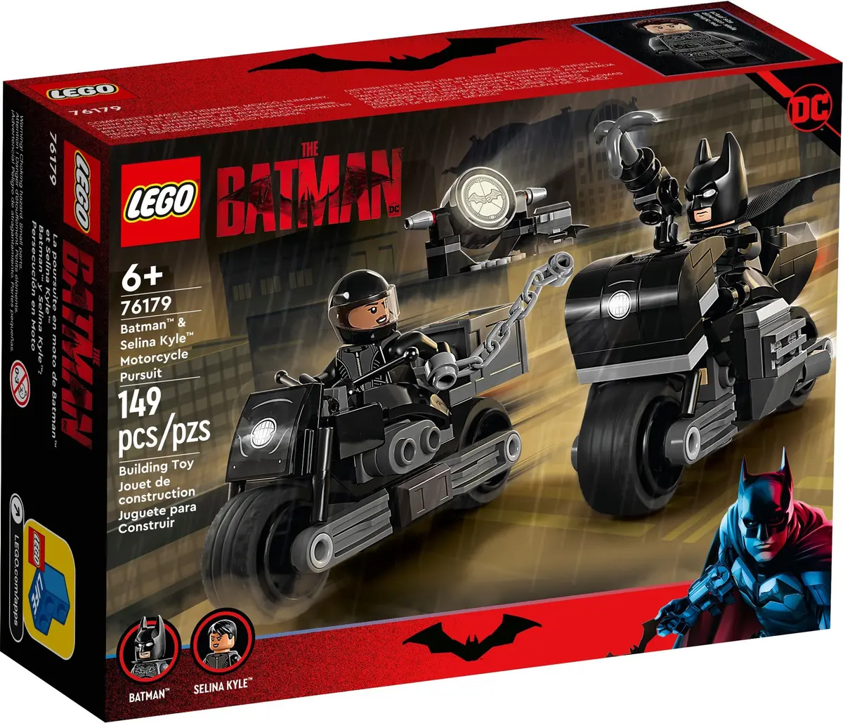LEGO DC Comics Super Heroes 76179 Batman & Selina Kyle Motorcycle Pursuit set, image 2