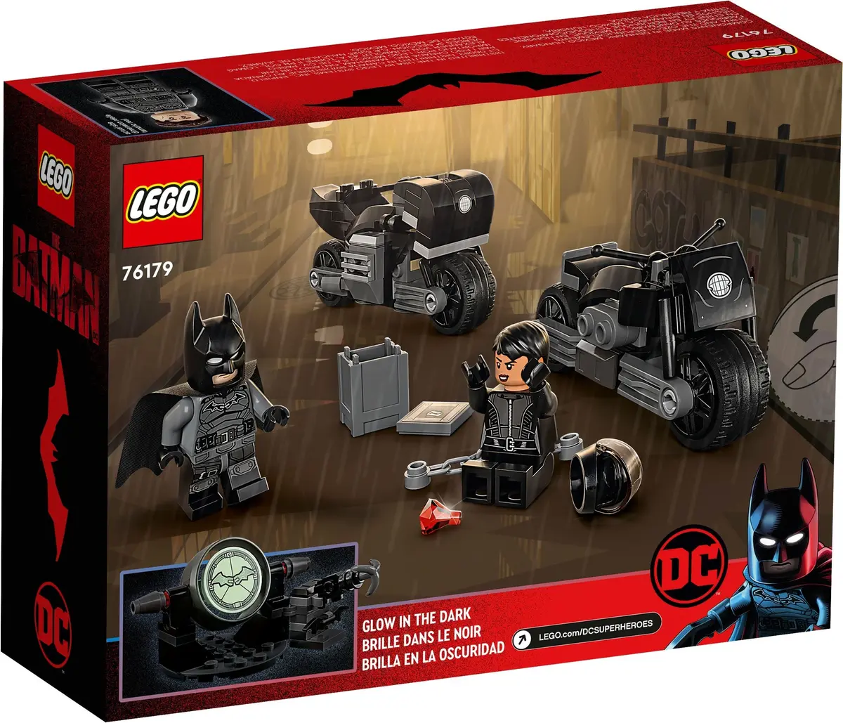 LEGO DC Comics Super Heroes 76179 Batman & Selina Kyle Motorcycle Pursuit set, image 3