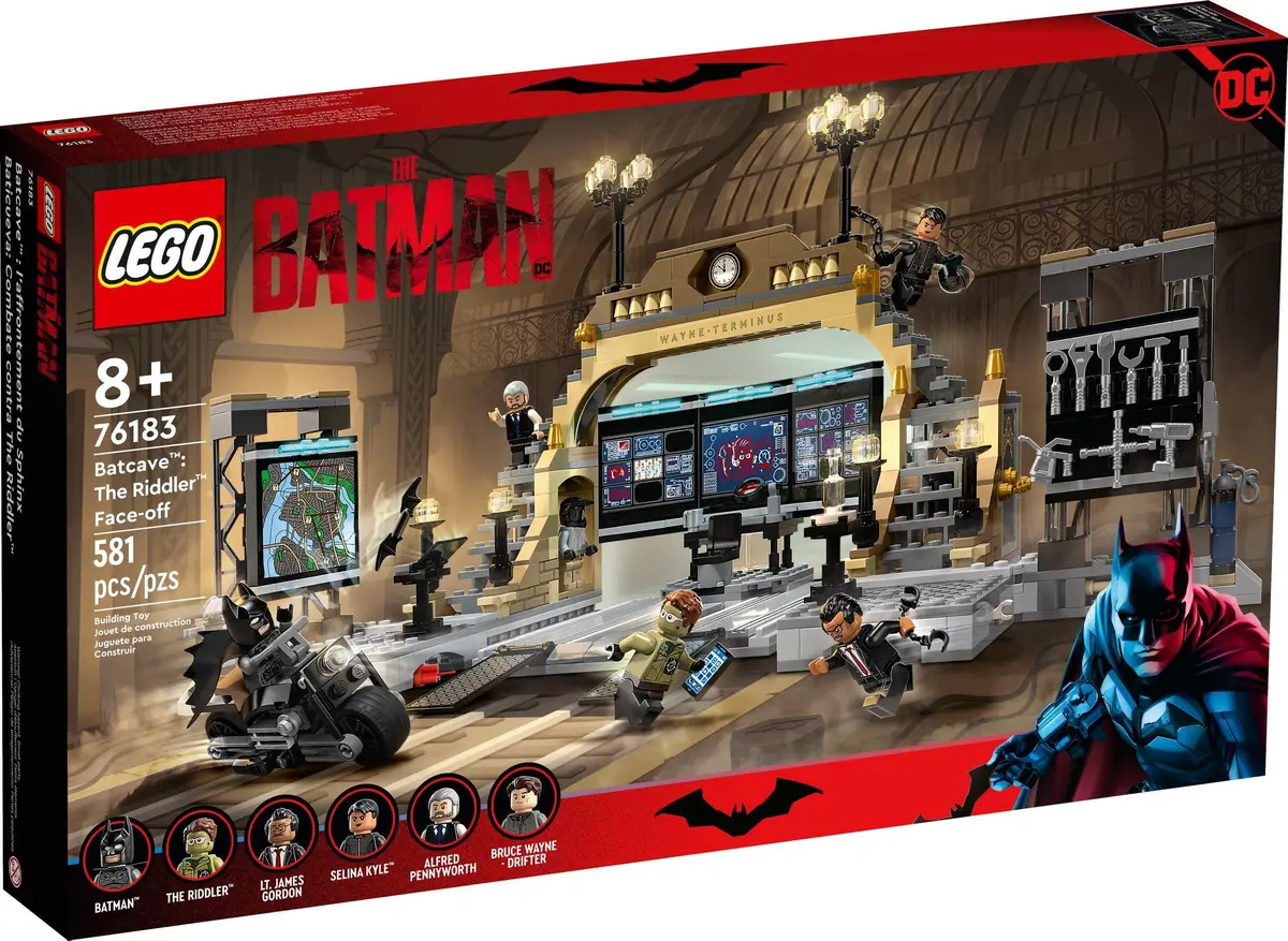 LEGO DC Comics Super Heroes 76183 Batcave: The Riddler Face-Off set, image 2