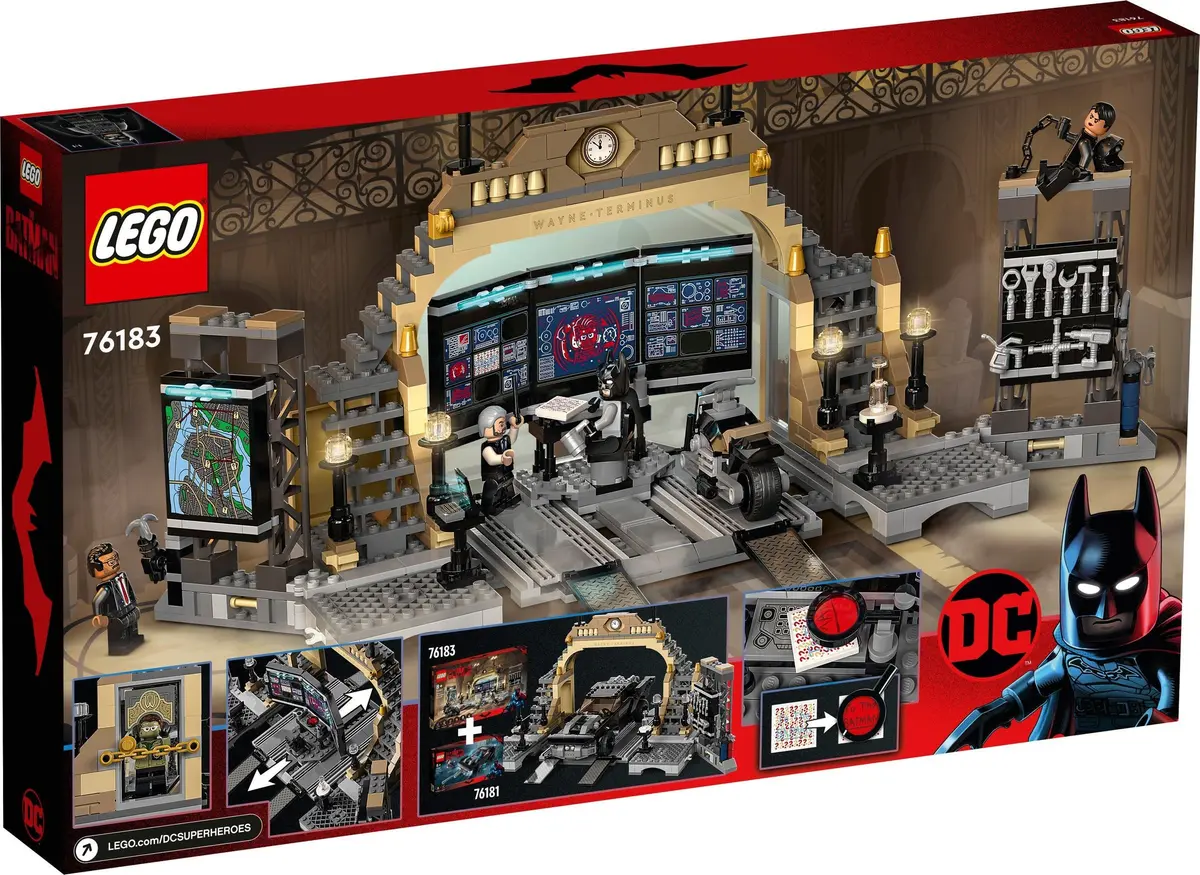 LEGO DC Comics Super Heroes 76183 Batcave: The Riddler Face-Off set, image 3