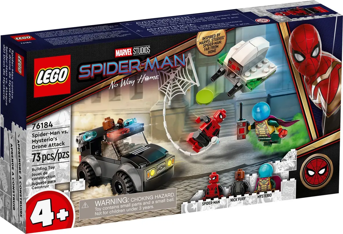 LEGO Marvel Super Heroes 76184 Spider-Man vs. Mysterio's Drone Attack set, image 2