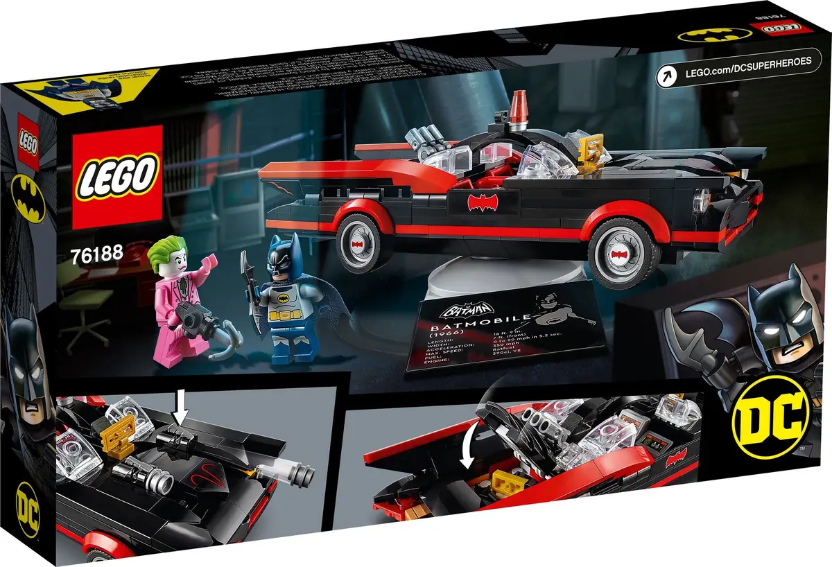 LEGO DC Comics Super Heroes 76188 Batman Classic TV Series Batmobile set, image 9