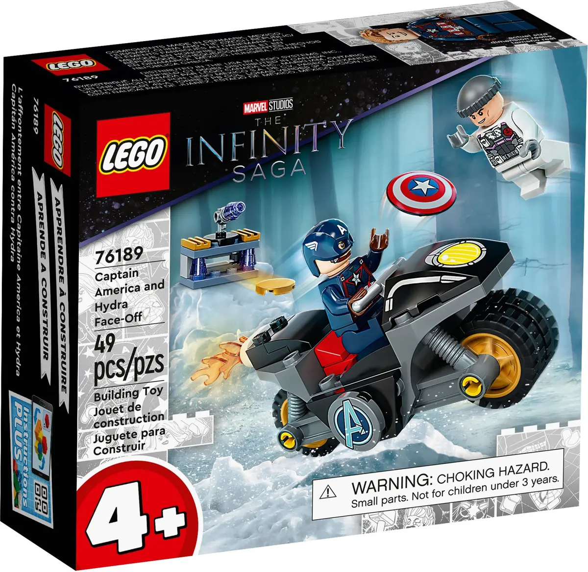 LEGO Marvel Super Heroes 76189 Captain America and Hydra Face-Off set, image 2