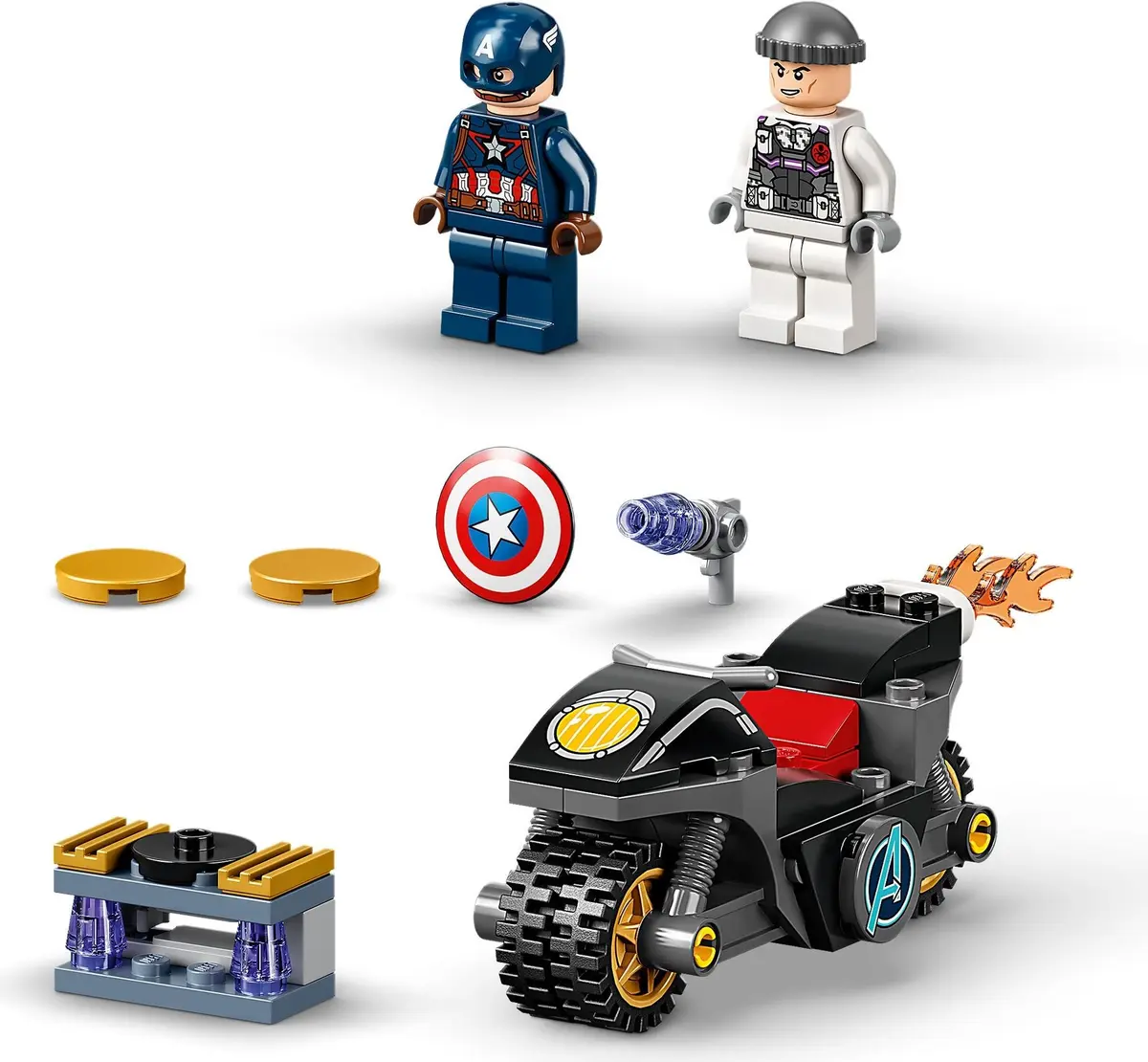 LEGO Marvel Super Heroes 76189 Captain America and Hydra Face-Off set, image 5