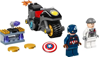 LEGO Marvel Super Heroes 76189 Captain America and Hydra Face-Off set