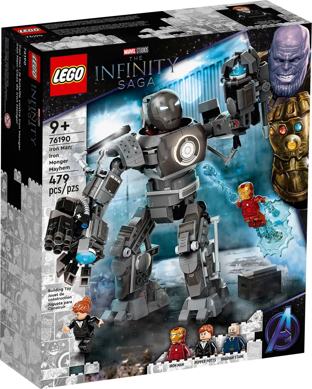 LEGO Marvel Super Heroes 76190 Iron Man: Iron Monger Mayhem set, image 2