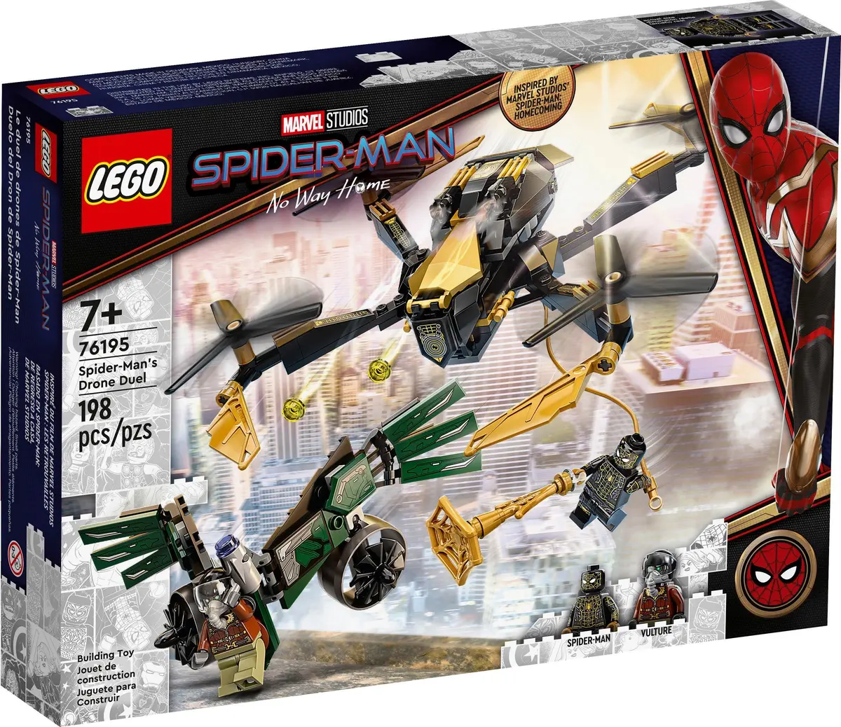 LEGO Marvel Super Heroes 76195 Spider-Man's Drone Duel set, image 2