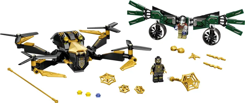 LEGO Marvel Super Heroes 76195 Spider-Man's Drone Duel set