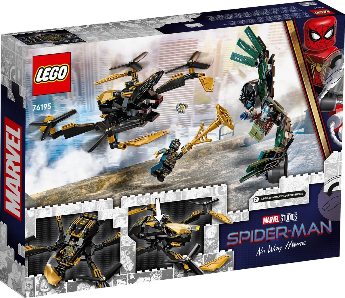 LEGO Marvel Super Heroes 76195 Spider-Man's Drone Duel set, image 3
