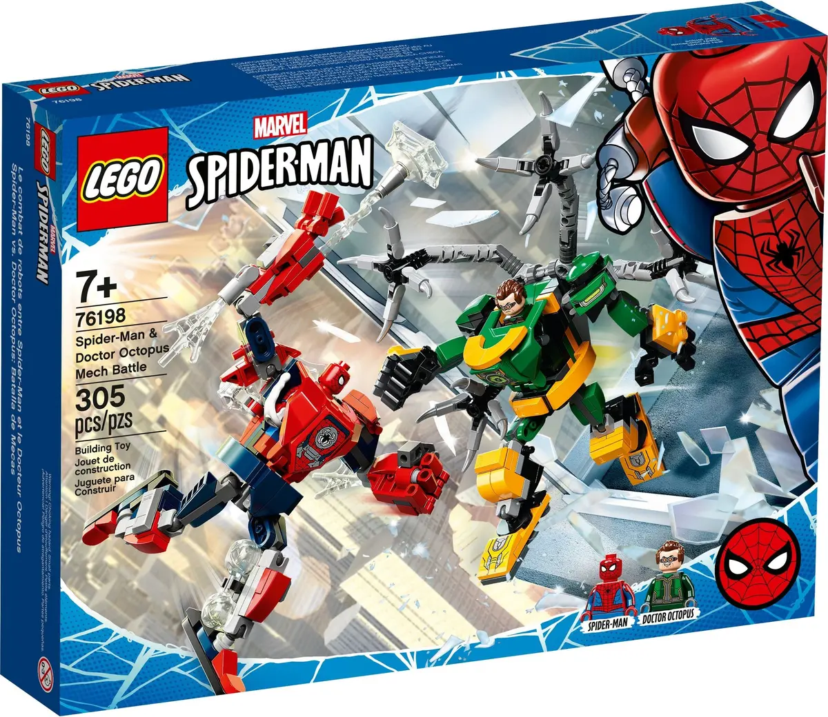 LEGO Marvel Super Heroes 76198 Spider-Man & Doctor Octopus Mech Battle set, image 2