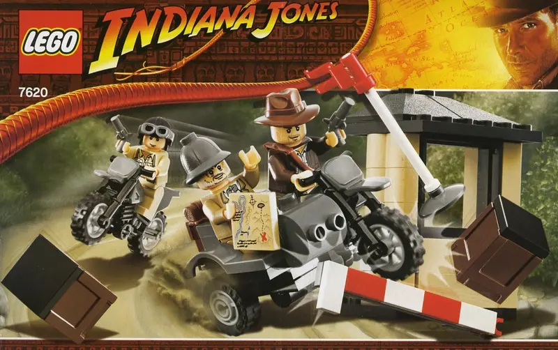LEGO Indiana Jones 7620 Indiana Jones Motorcycle Chase set