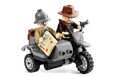 LEGO Indiana Jones 7620 Indiana Jones Motorcycle Chase set, image 4