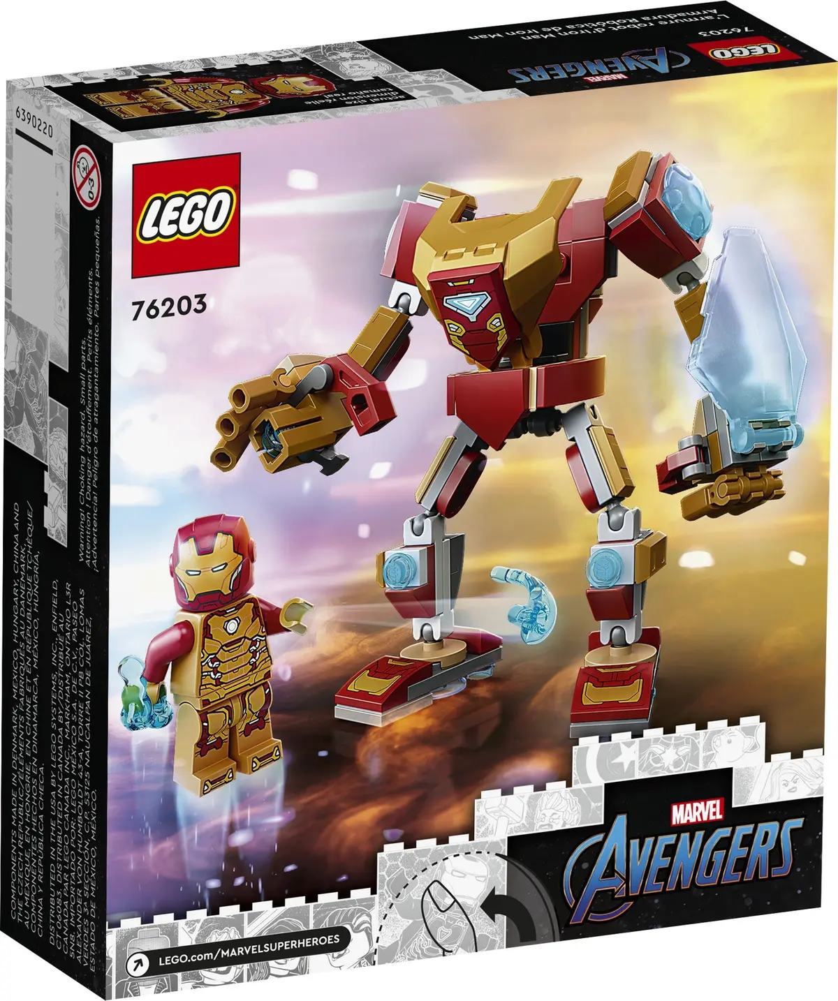 LEGO Marvel Super Heroes 76203 Iron Man Mech Armor set, image 7