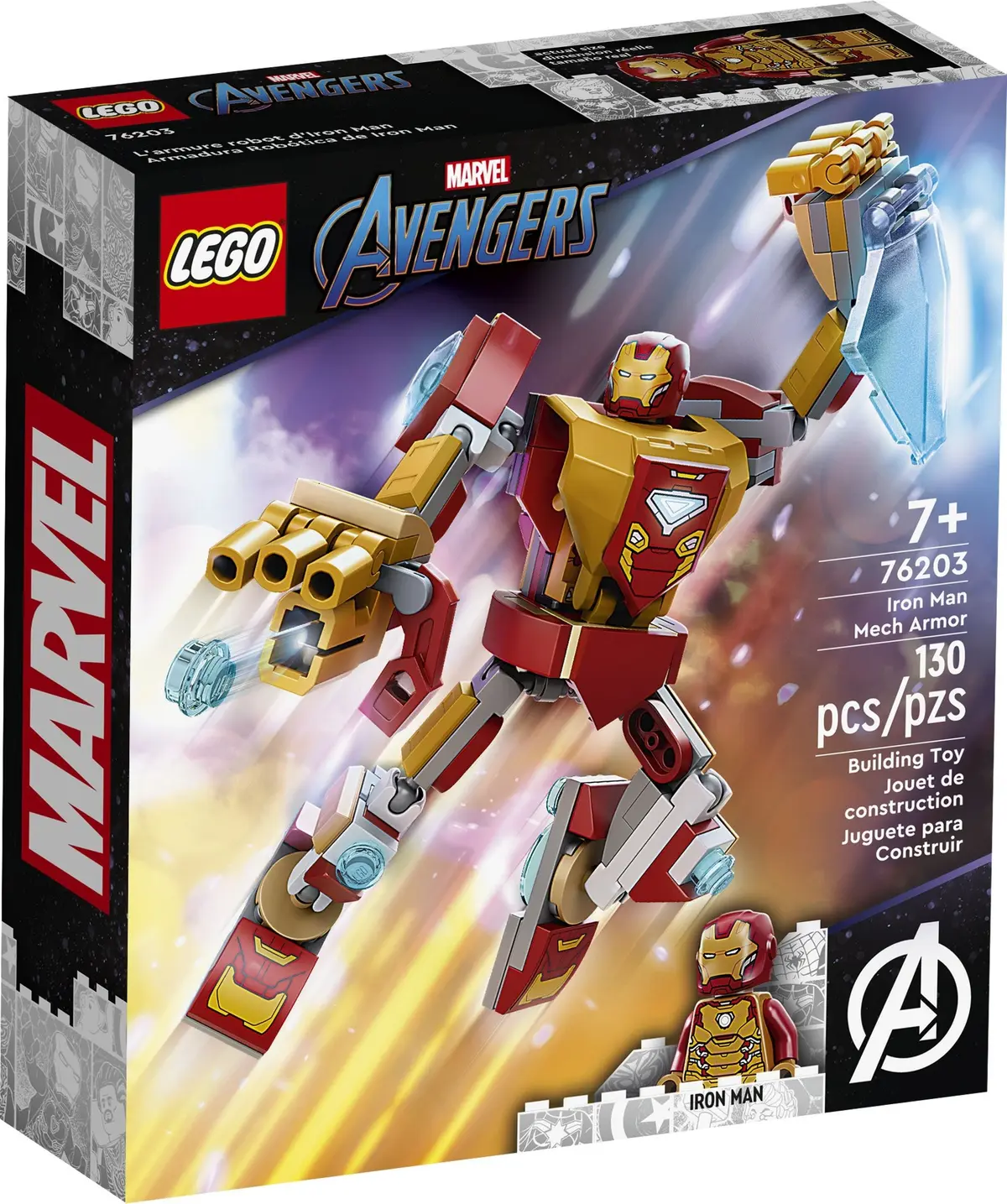 LEGO Marvel Super Heroes 76203 Iron Man Mech Armor set, image 6