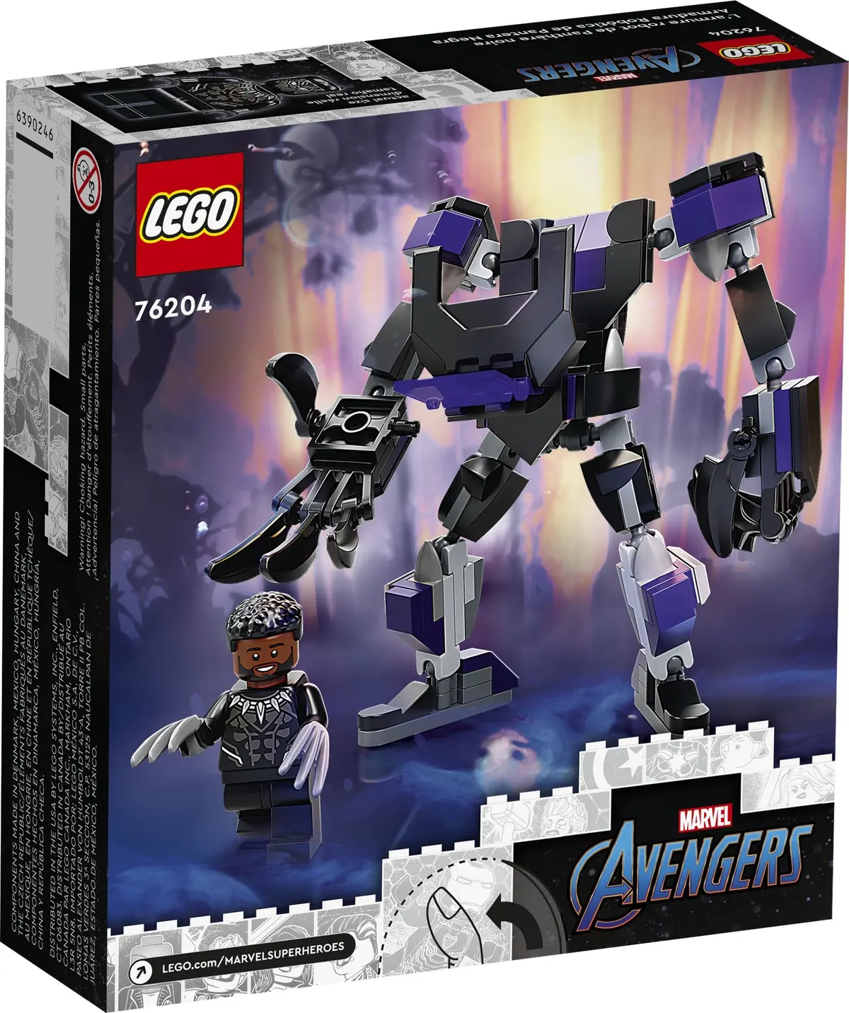 LEGO Marvel Super Heroes 76204 Black Panther Mech Armor set, image 8