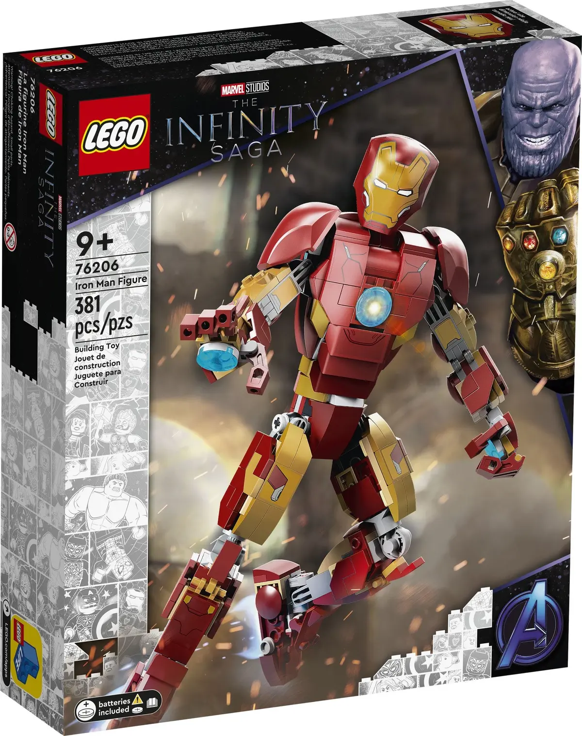LEGO Marvel Super Heroes 76206 Iron Man Figure set, image 8