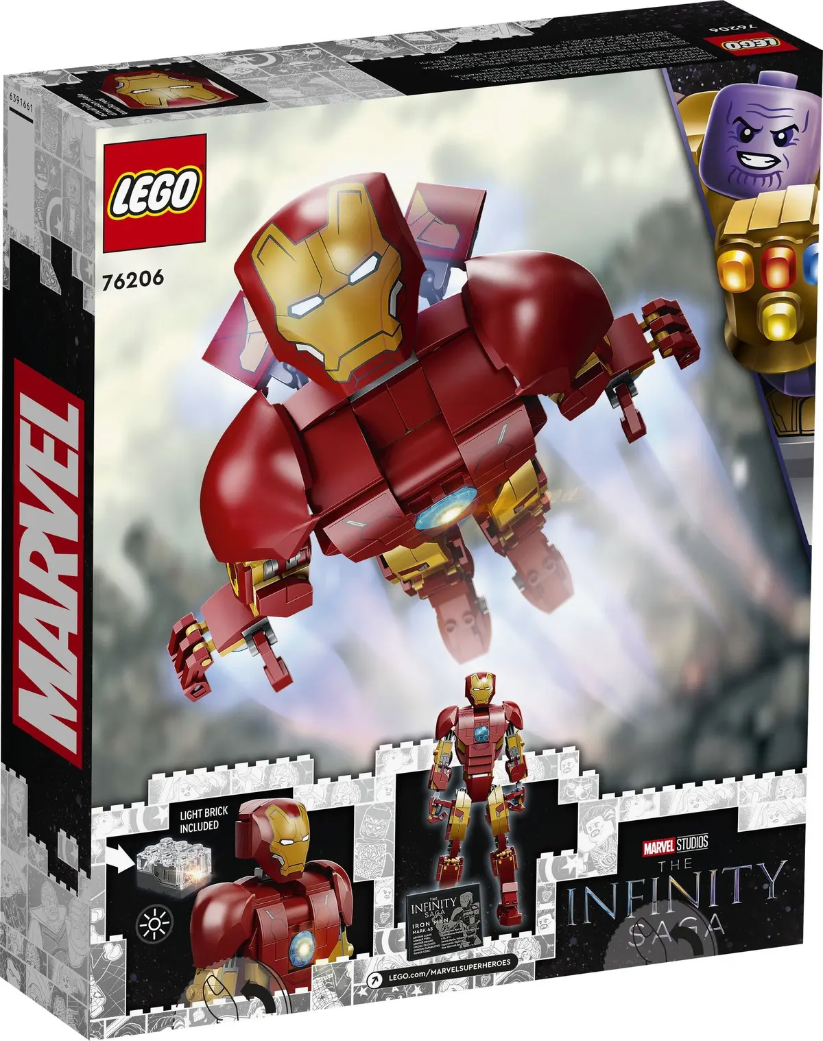 LEGO Marvel Super Heroes 76206 Iron Man Figure set, image 9