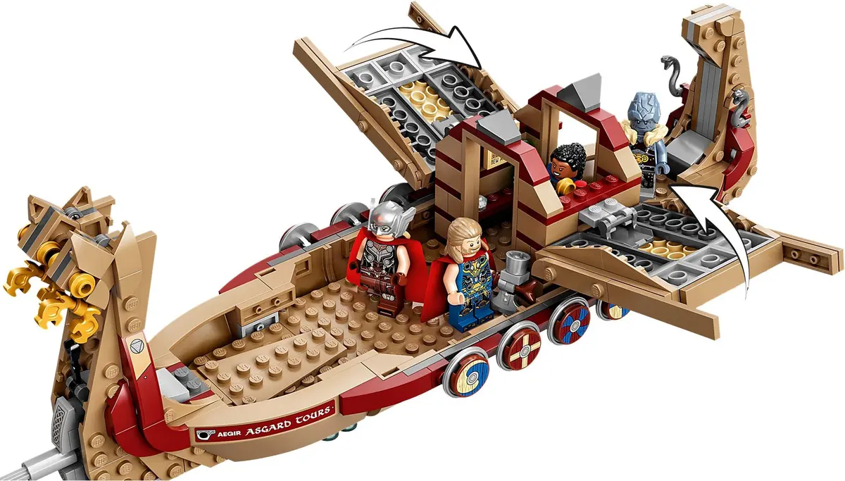 LEGO Marvel Super Heroes 76208 The Goat Boat set, image 6