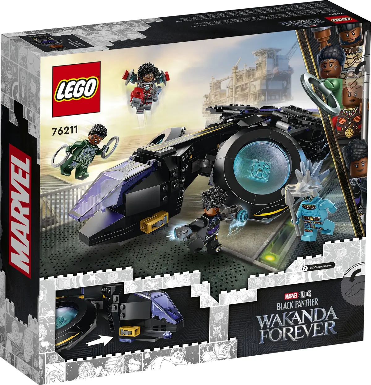 LEGO Marvel Super Heroes 76211 Shuri's Sunbird set, image 8