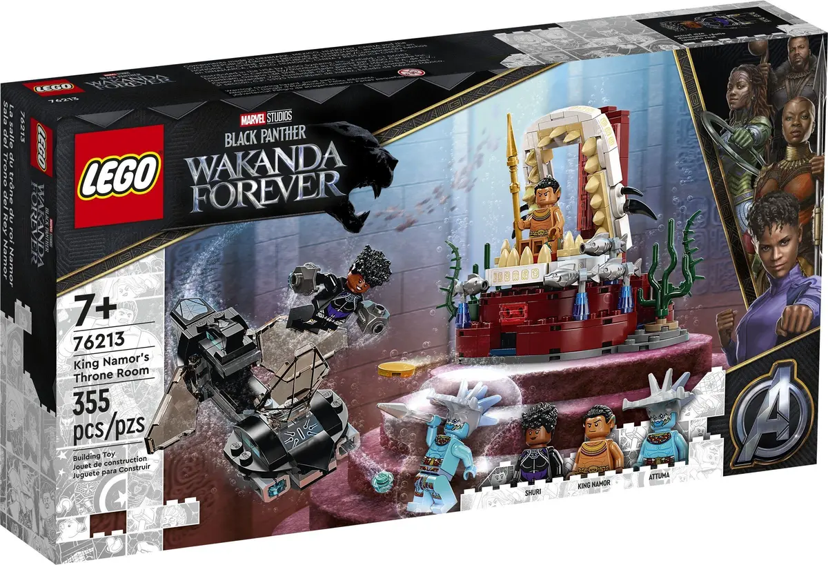 LEGO Marvel Super Heroes 76213 King Namor's Throne Room set, image 2