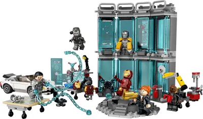 LEGO Marvel Super Heroes 76216 Iron Man Armory set