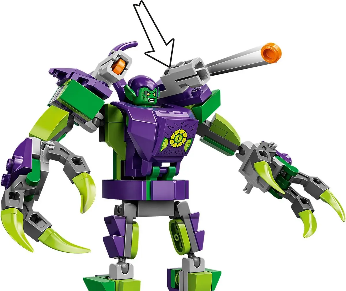 LEGO Marvel Super Heroes 76219 Spider-Man & Green Goblin Mech Battle set, image 6