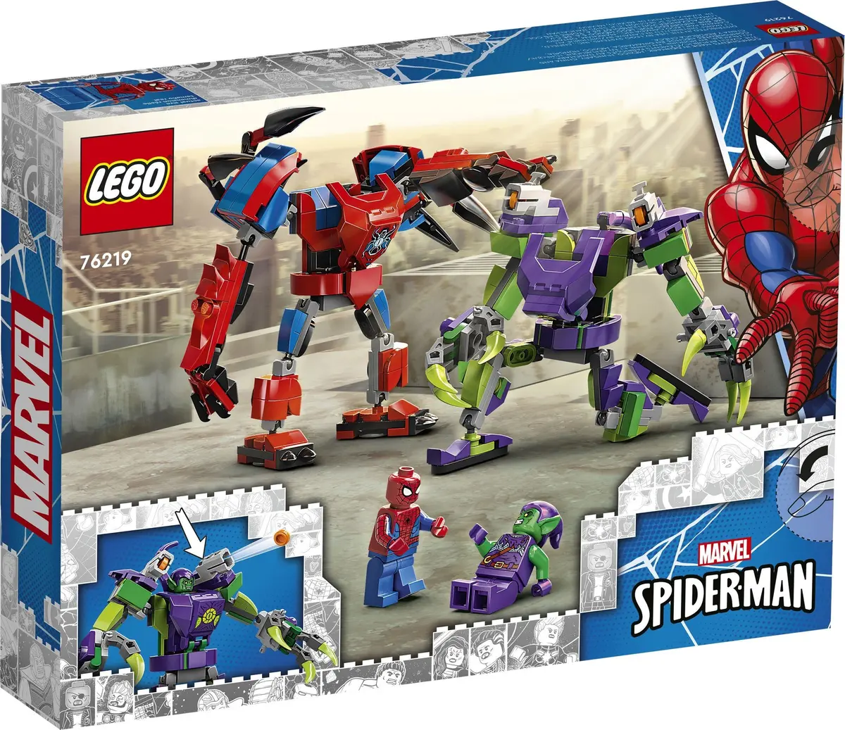 LEGO Marvel Super Heroes 76219 Spider-Man & Green Goblin Mech Battle set, image 3