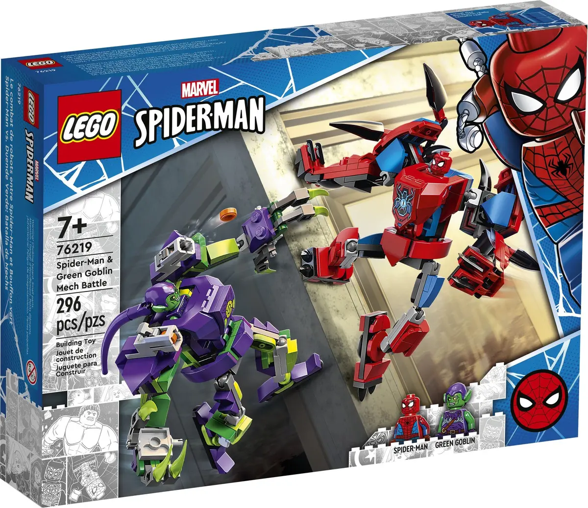 LEGO Marvel Super Heroes 76219 Spider-Man & Green Goblin Mech Battle set, image 2