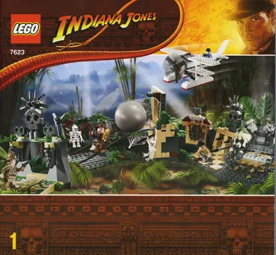 LEGO Indiana Jones 7623 Temple Escape set