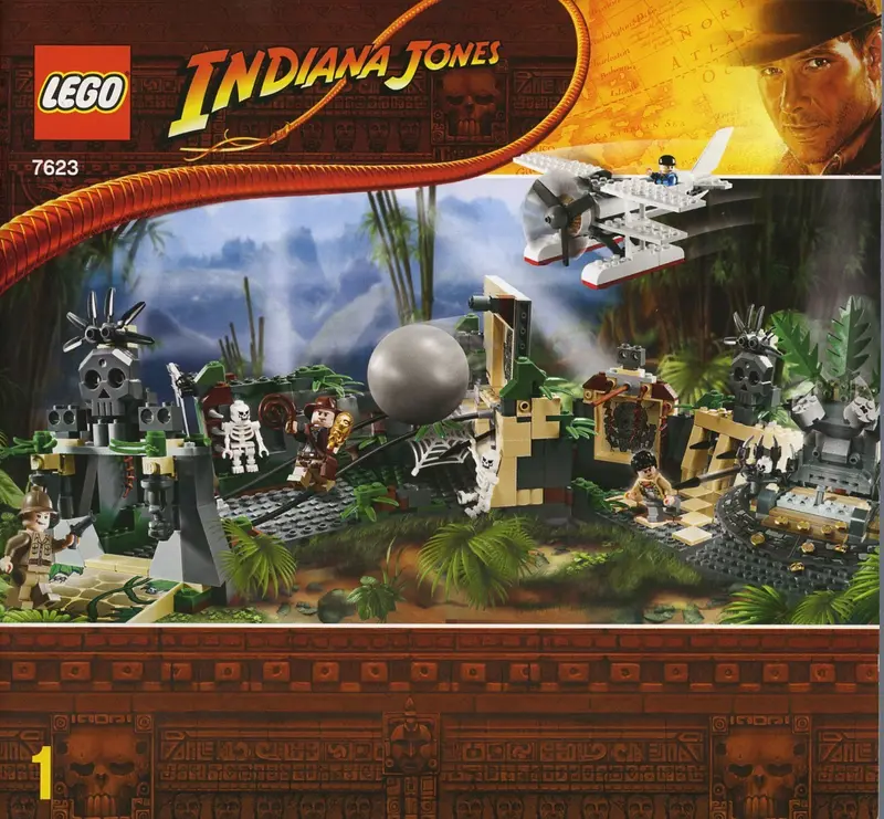LEGO Indiana Jones 7623 Temple Escape set