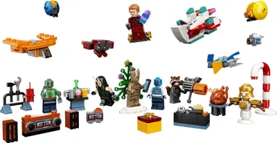 LEGO Marvel Super Heroes 76231 Guardians of the Galaxy Advent Calendar set