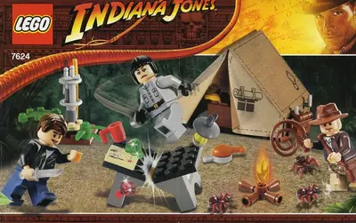 LEGO Indiana Jones 7624 Jungle Duel set