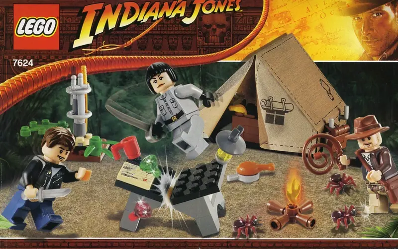 LEGO Indiana Jones 7624 Jungle Duel set