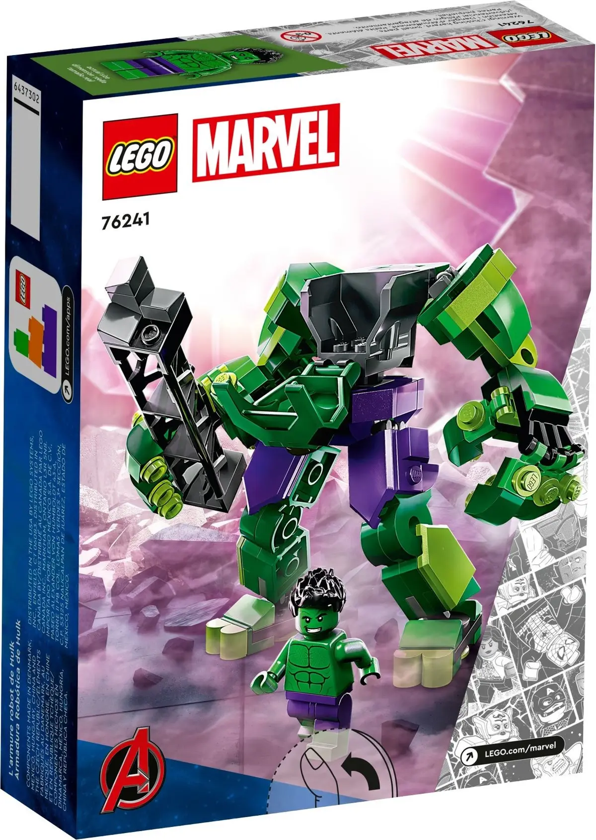 LEGO Marvel Super Heroes 76241 Hulk Mech Armor set, image 6