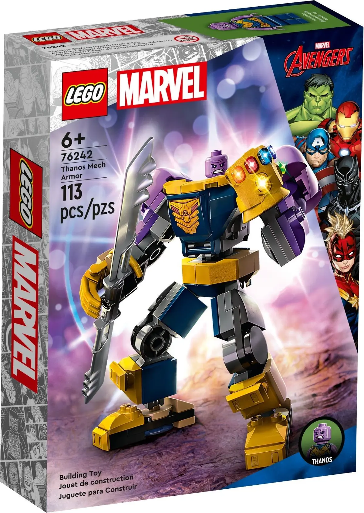 LEGO Marvel Super Heroes 76242 Thanos Mech Armor set, image 2